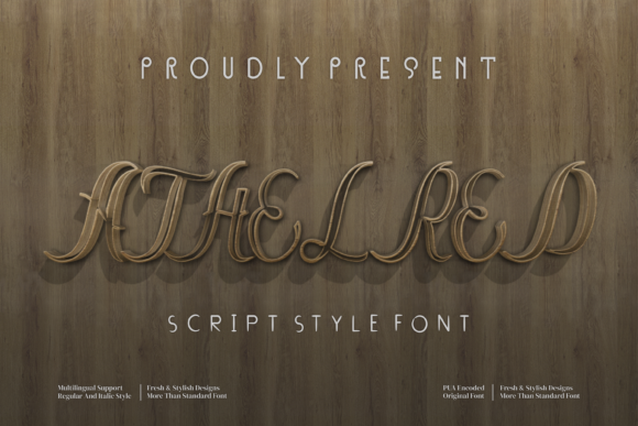 Athelred: A Handwritten Font for Elegant Web Design