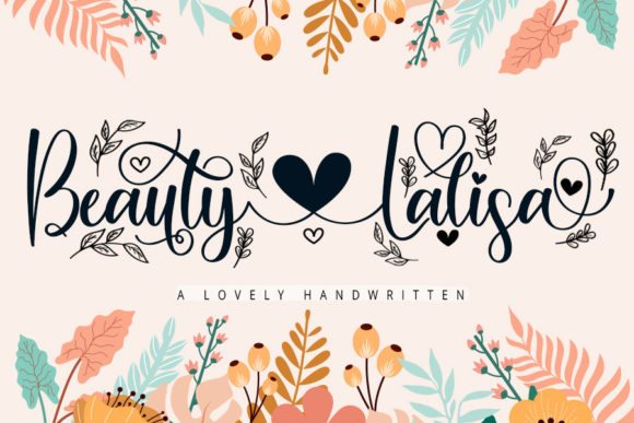 Beauty Lalisa: A Romantic Script Font for Elegant Designs