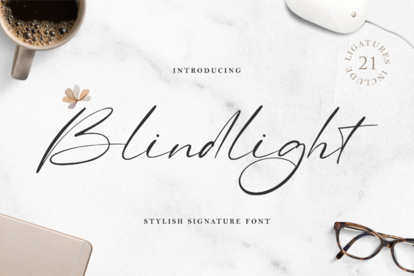 Blindlight: Elevate Your Brand with This Elegant Script Font