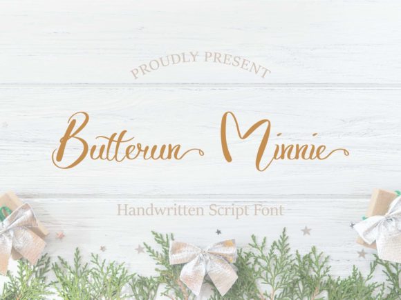 Butterun Minnie: A Charming Script Font for Your Brand