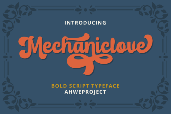 Discover Mechaniclove: A Bold and Retro Font for Web Design