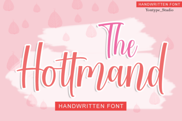 Discover the Charm of Hottmand: A Handwritten Font for Makers
