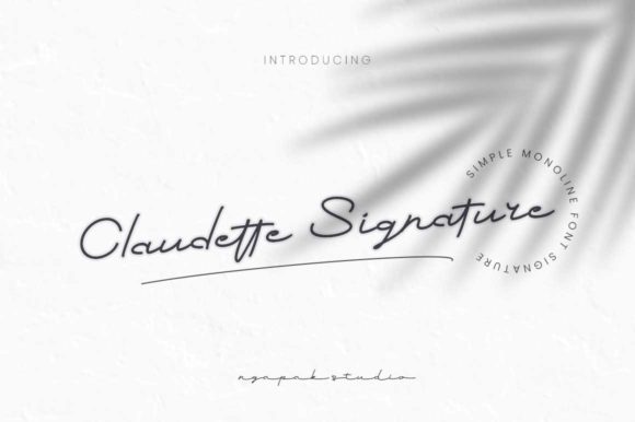 Discovering Claudette Signature: A Font for Elegant Publishing
