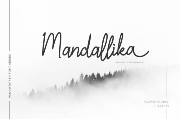 Enhance Your Brand with Mandallika: A Stylish Handwritten Font