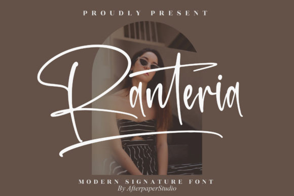 Enhance Your Brand with Ranteria: A Delicate Handwritten Font