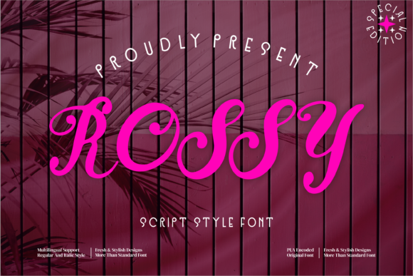 Enhance Your Brand with Rossy: A Charming Script Font
