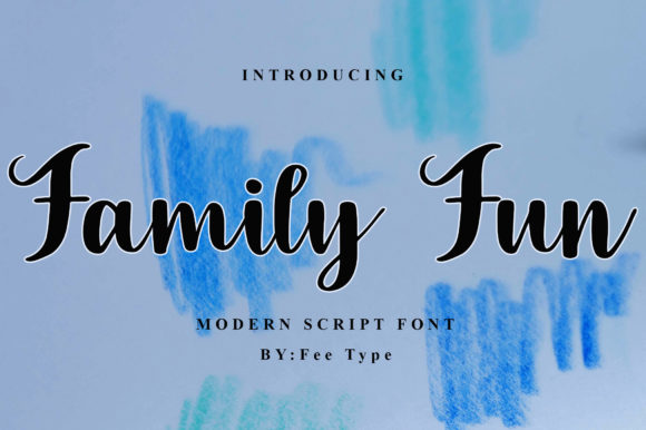 Family Fun: A Delicate Script Font for Elegant Branding