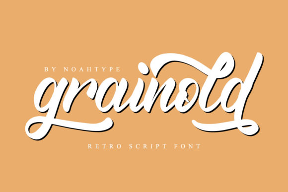 Grainold: A Script Font for Elegant Web Design
