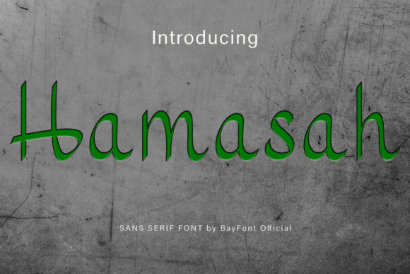 Hamasah: A Playful Script Font for Creative Branding