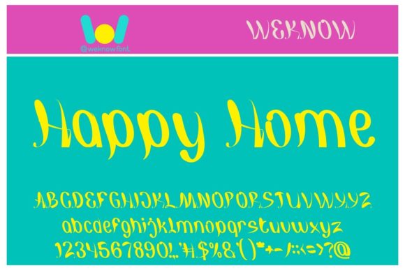 Happy Home: A Handwritten Font for Business Charm