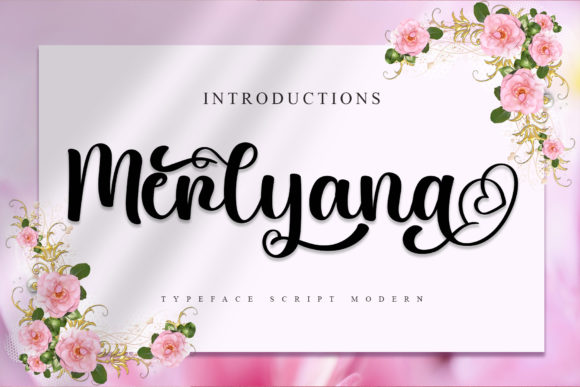 Merlyana: A Refined Script Font for Elegant Branding