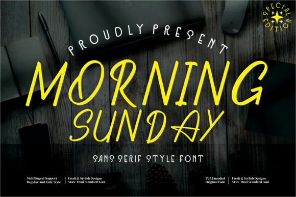 Morning Sunday: A Handwritten Font for Engaging Visuals
