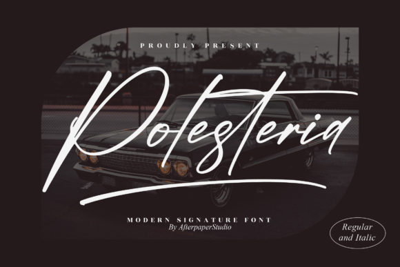 Polesteria: A Delicate Handwritten Font for Crafters