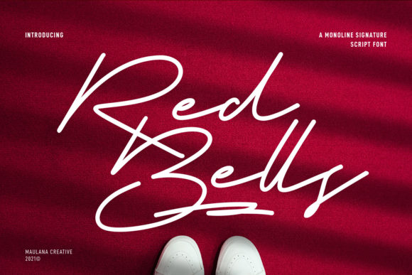 Red Bells: A Script Font with Elegance and Charm