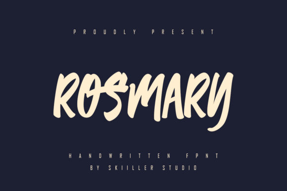 Rosmary: A Clean, Urban Styled Handwritten Font
