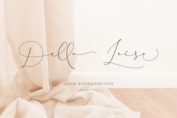 Transform Your Brand with Della Loisa: A Graceful Script Font