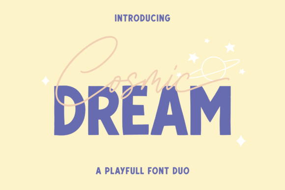 Unleash Creativity with Cosmic Dream Font