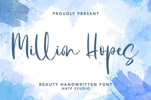 Unleash Creativity with Million Hopes Font