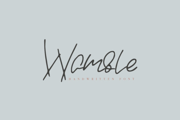 Wamble: A Script Font with a Playful Edge