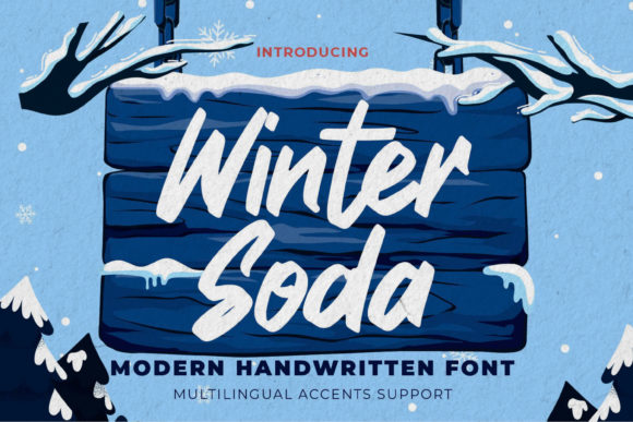 Winter Soda: A Font for Elegant Branding Projects