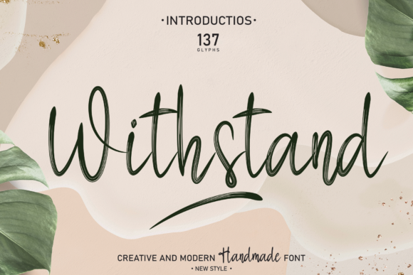 Withstand: A Delicate and Elegant Handwritten Font